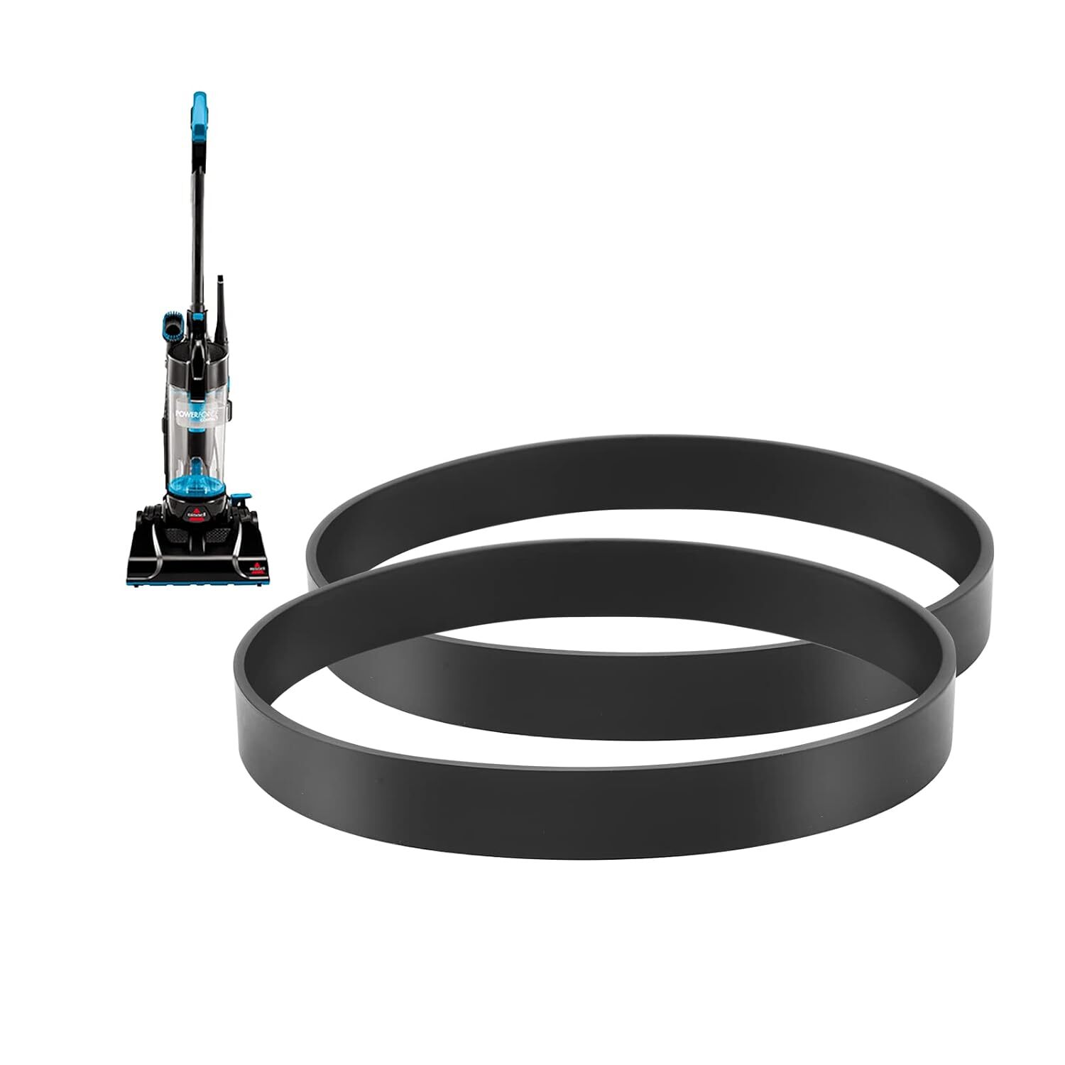 2Pcs For Bissell Powerforce & Powerforce Helix Vacuum Belts Replaces 1604895