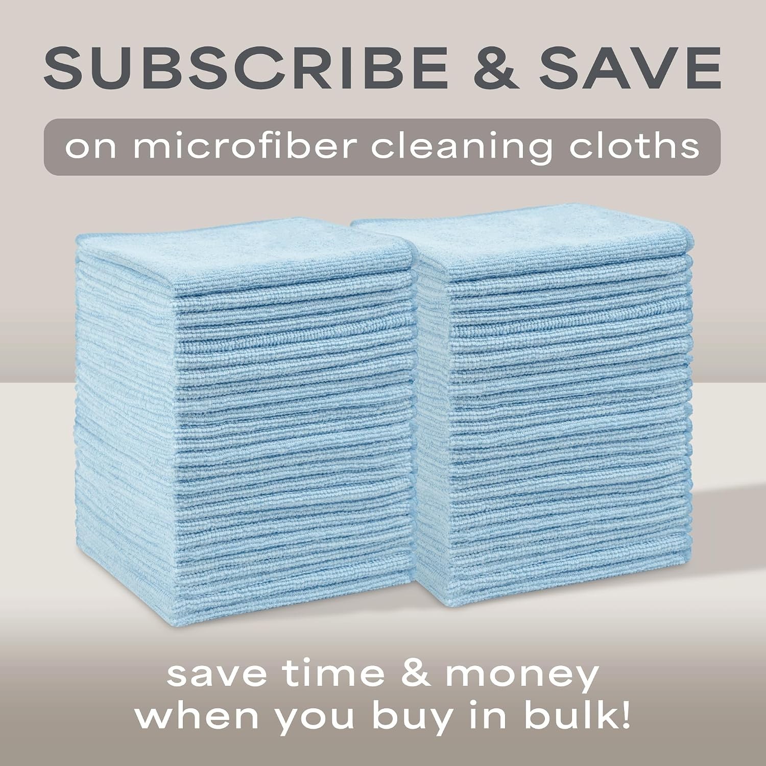 150 Pack of Microfiber Cleaning Cloth, Bulk Microfiber Towel for Home, Reusab…