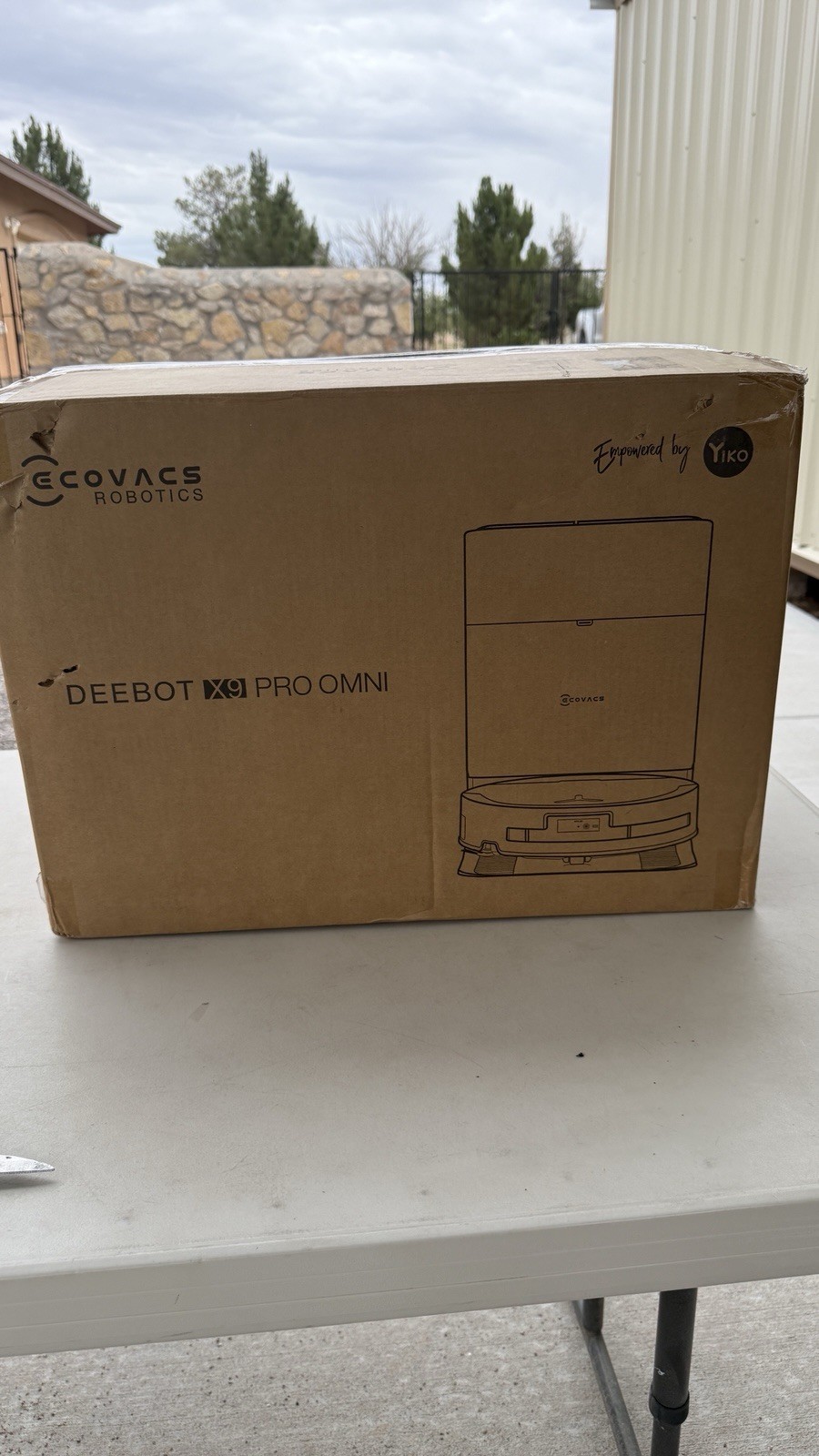 *Pre-owned, See Details* ECOVACS DEEBOT X9 PRO Omni Robot Vacuum, Mop, & Station