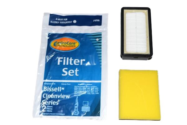 Generic Bissell Filter Pack for CleanView Upright Vacuums replaces Style 1008