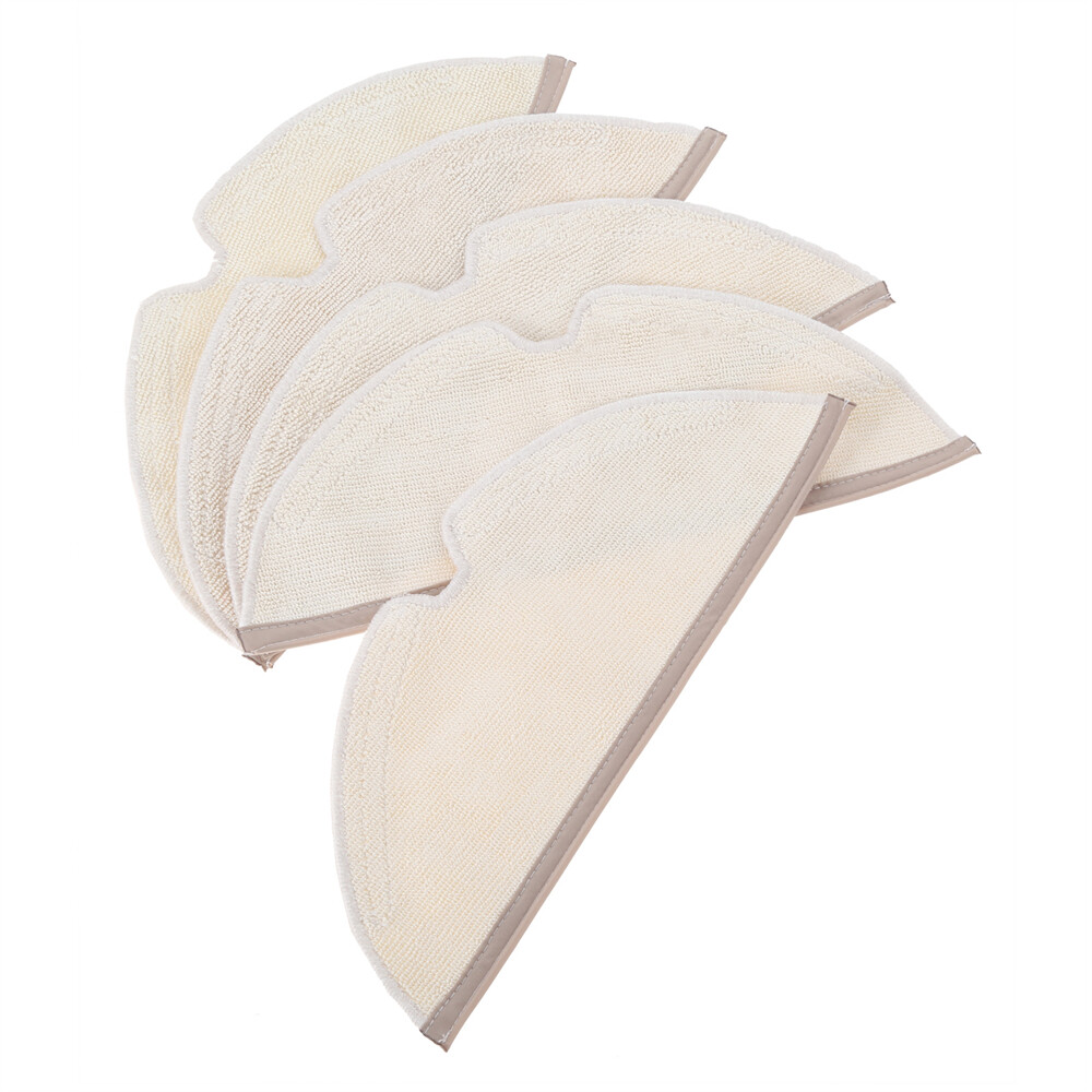 5X Full Coverage Mopping Cloths for Roborock S5 S50 S51 S55 S6 S6 MAXV S5 MAX