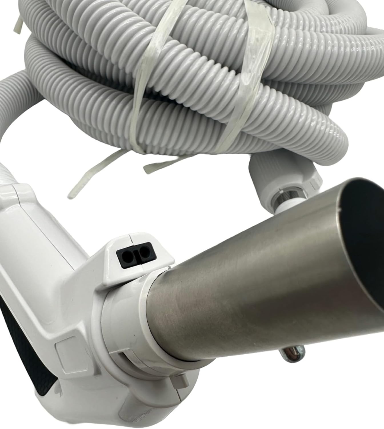 35′ High Voltage Central Vacuum Hose w/ Pigtail Cord On Off Switch Crushproof