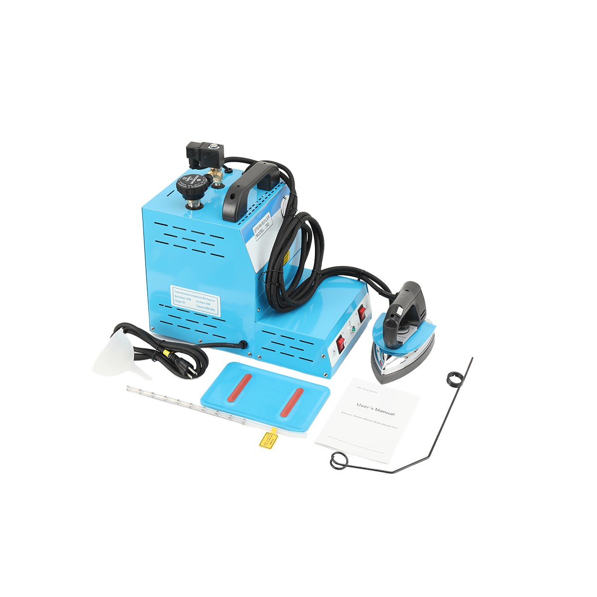 110V Industrial Steam Iron & Boiler Station – 1600W Professional Ironing System