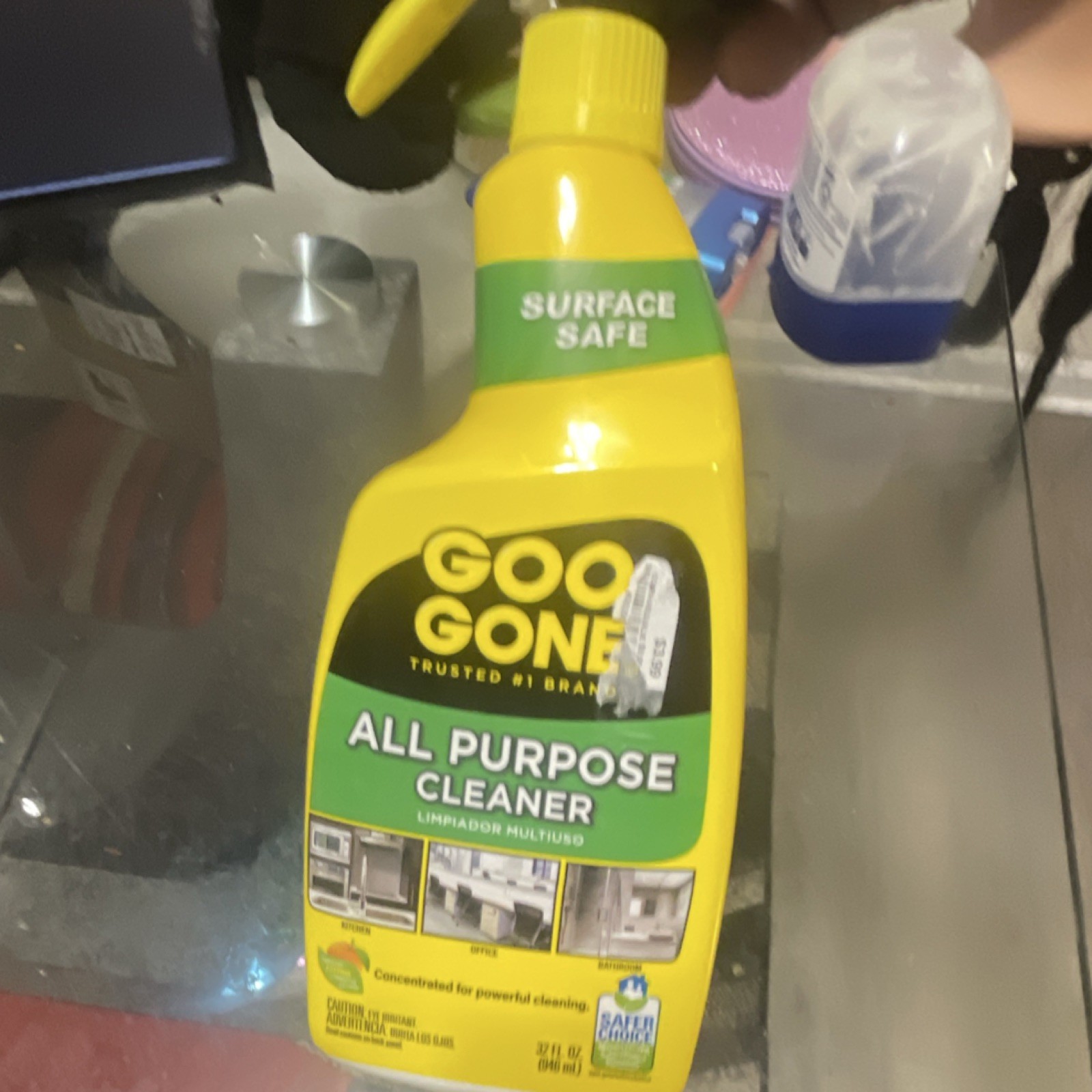 Goo Gone All-Purpose Cleaner Surface Safe Spray 32 fl oz EPA Safer Choice