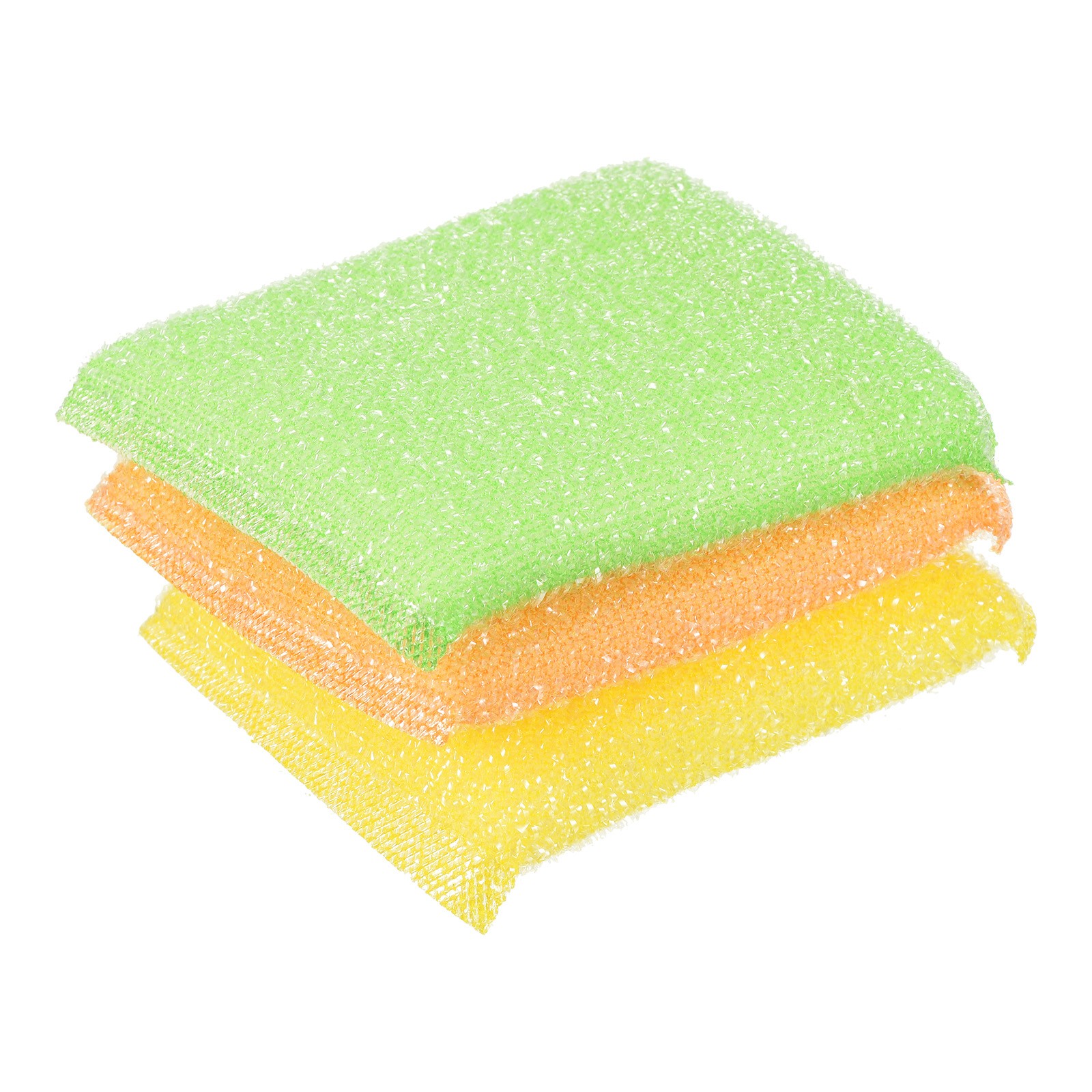 Non-Scratch Scrub Sponge (13 x 10cm/5″ x 4″) 3pcs, Scouring Pads Reusable
