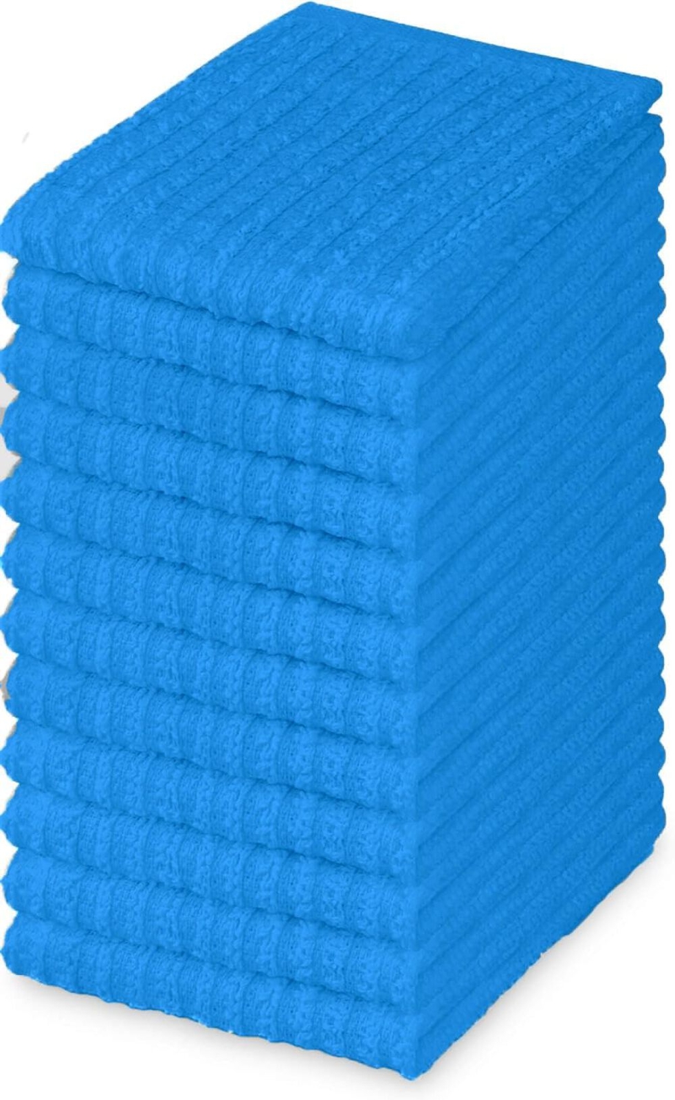 100% Cotton Bar Mop Kitchen Towels, Quick Dry,| Super Absorbent 16 x 19 Inch.