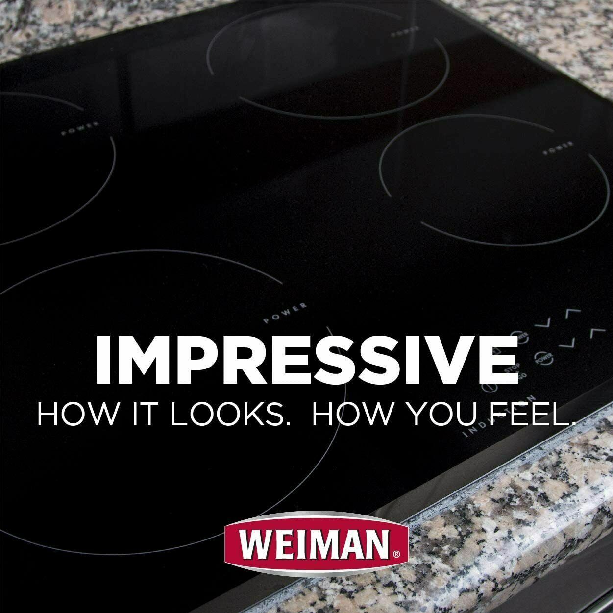 2-Pack~ WEIMAN Glass Ceramic Stove Range COOK TOP DAILY CLEANER Polish & Protect