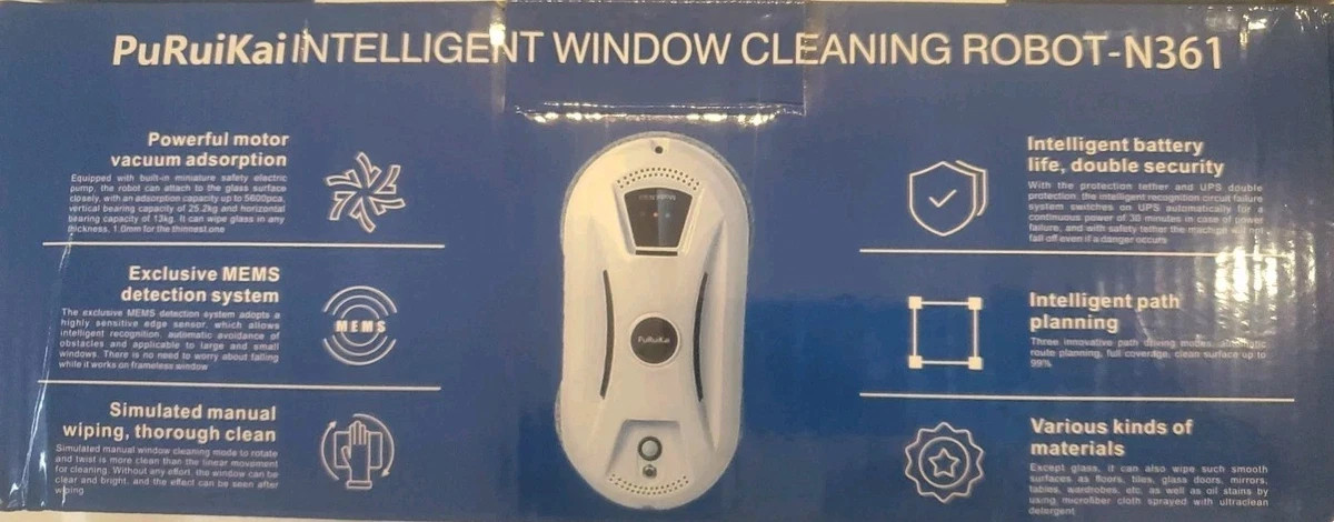 Automatic Window Cleaning Robot | Smart Glass Cleaner PURUIKAI