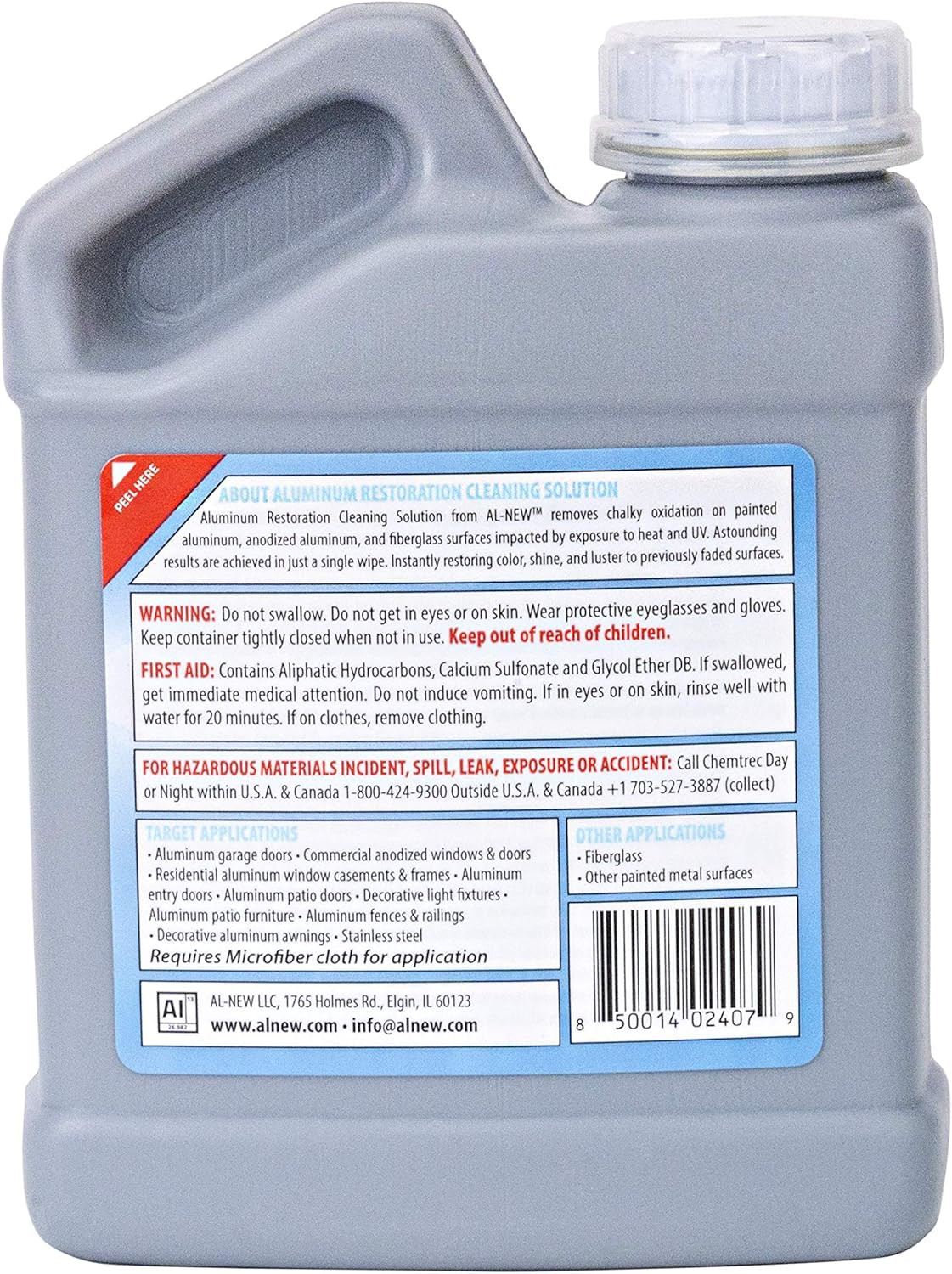 Aluminum Restoration Cleaning Solution | Clean & Restore Patio Furniture, Stainl