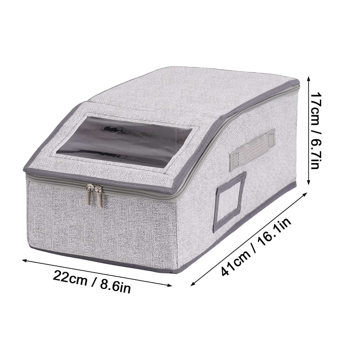 1/2/3PC Hat Storage Dust Bag Baseball Hat Cap Organizer Clear Rack Zipper Holder