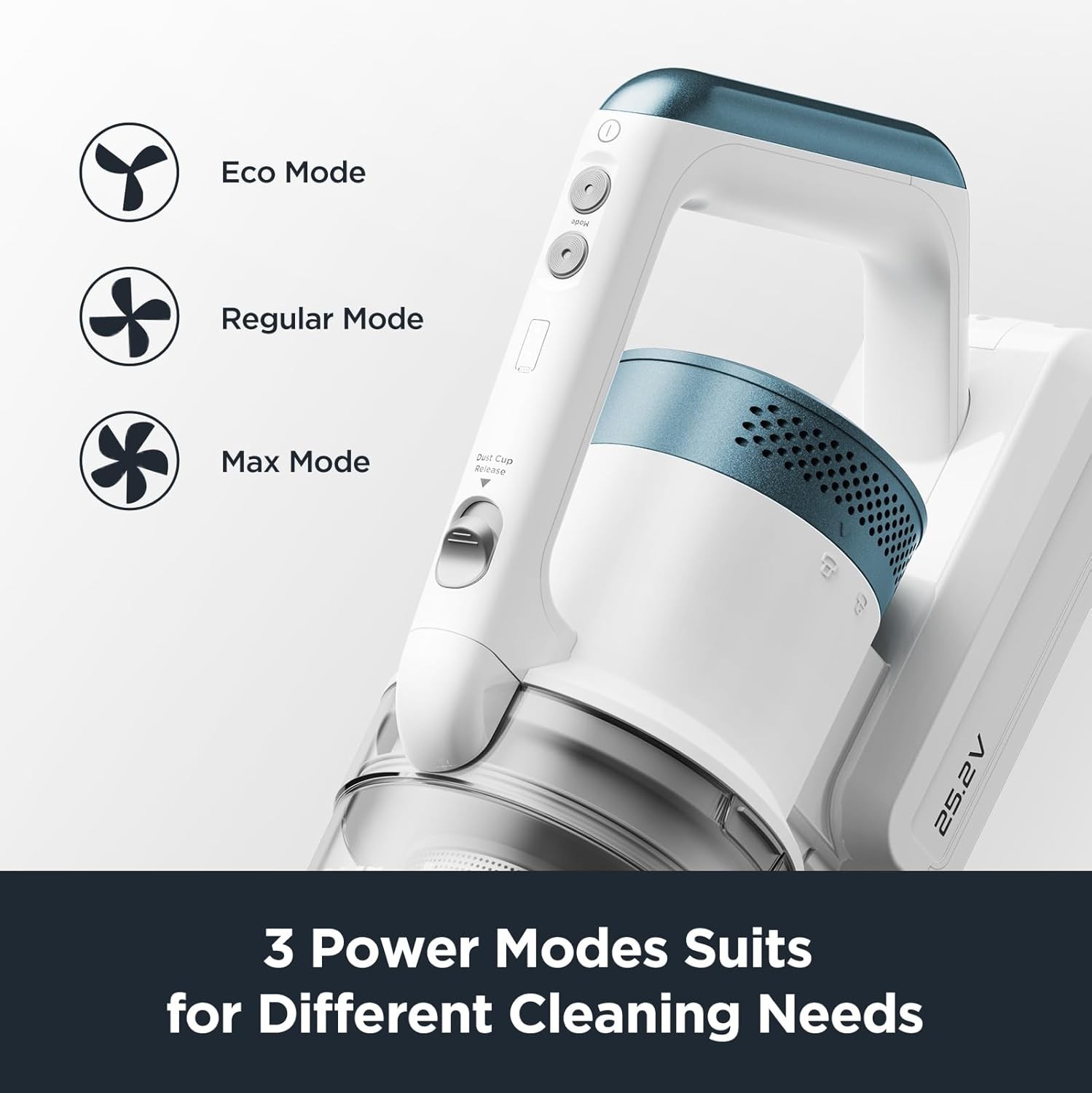 RapidClean Pro Cordless Stick Vacuum Cleaner – Lightweight 5.3 lbs, 40-Min Ru…
