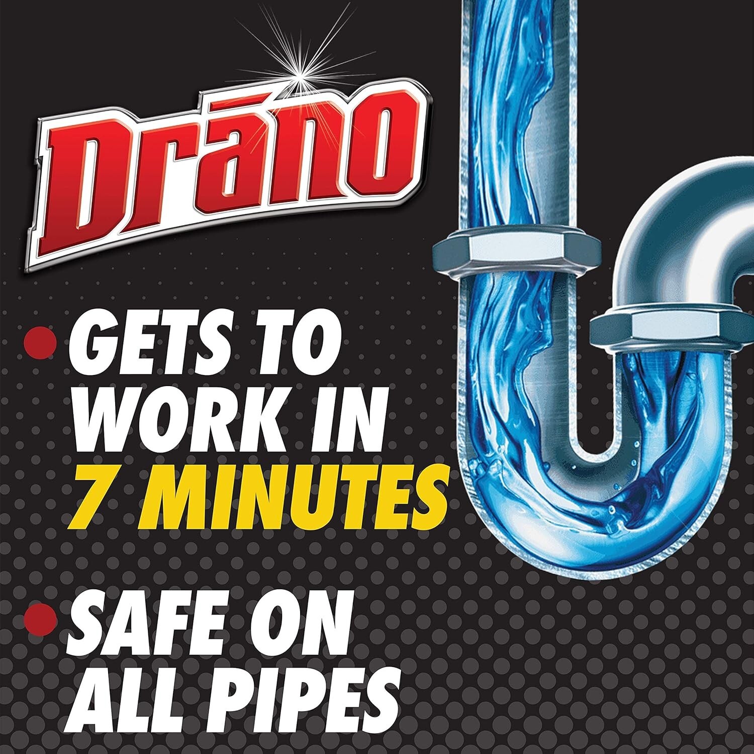 Drano Max Gel Drain Clog Remover, 32 oz – Unclogs Showers and Sinks.