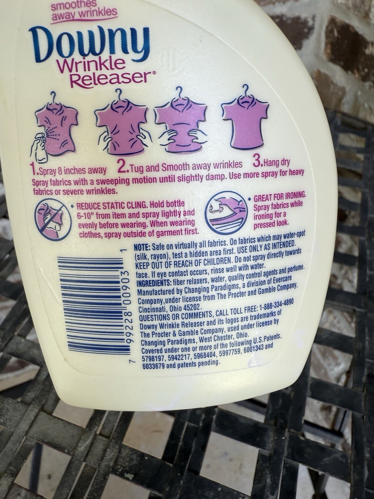 Downy Wrinkle Releaser 16.9 Fl.oz – Original Formula VTG Discontinued 90% Full