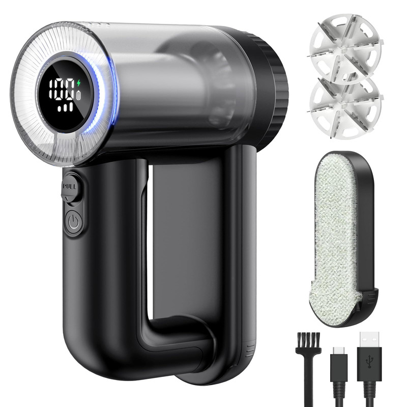 Ninesun Fabric Shaver Electric Lint Remover Rechargeable Lint Shaver Digital