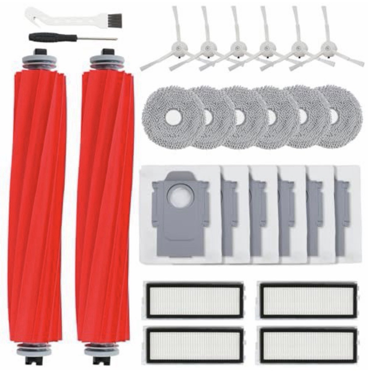26 PCS Accessories Kit for Roborock Qrevo S, Qrevo Plus, Qrevo Pro, Qrevo MaxV