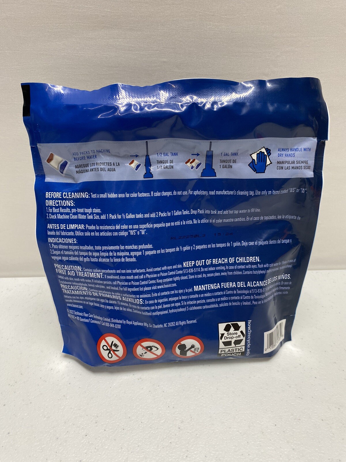 Hoover Oxy Permanent Stain Removal 3 In 1 Clean Packs – 14 Easy-to-Use Pods New!