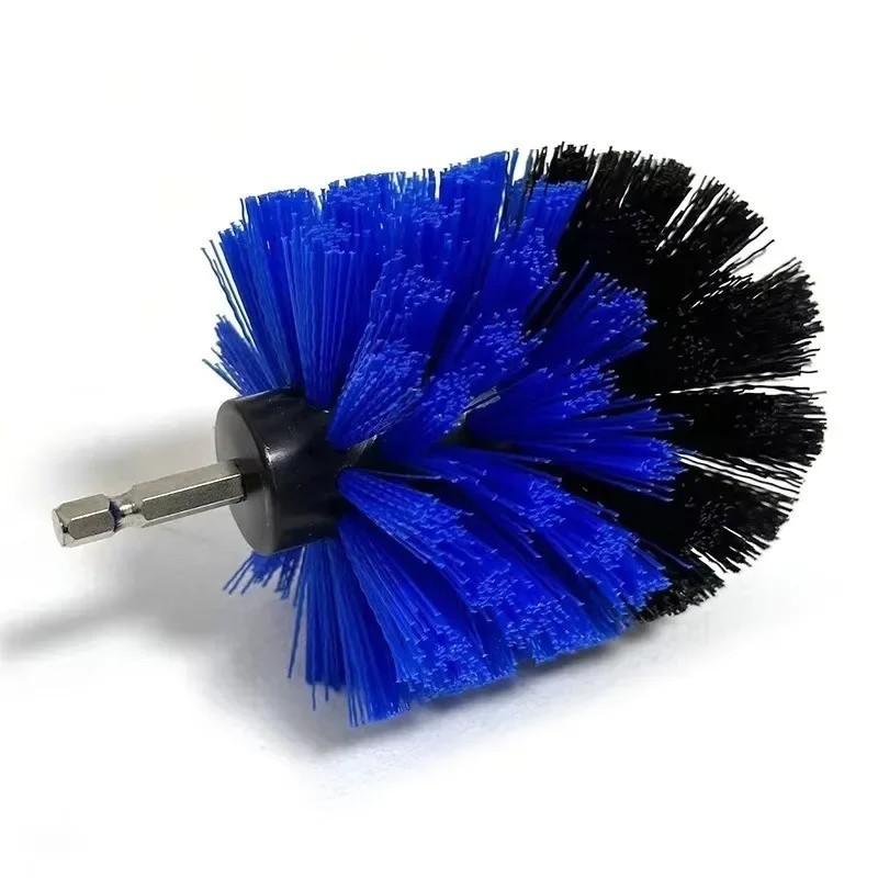 3.5Inch Electric Scrubber Brush Drill Brush Plastic Round Cleaning Brush For Car