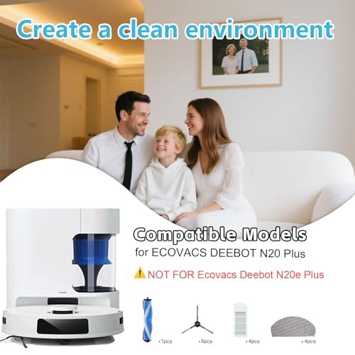 Accessories for ECOVACS DEEBOT N20 Plus, N20 Pro Plus, for Yeedi C12 Pro Plus,