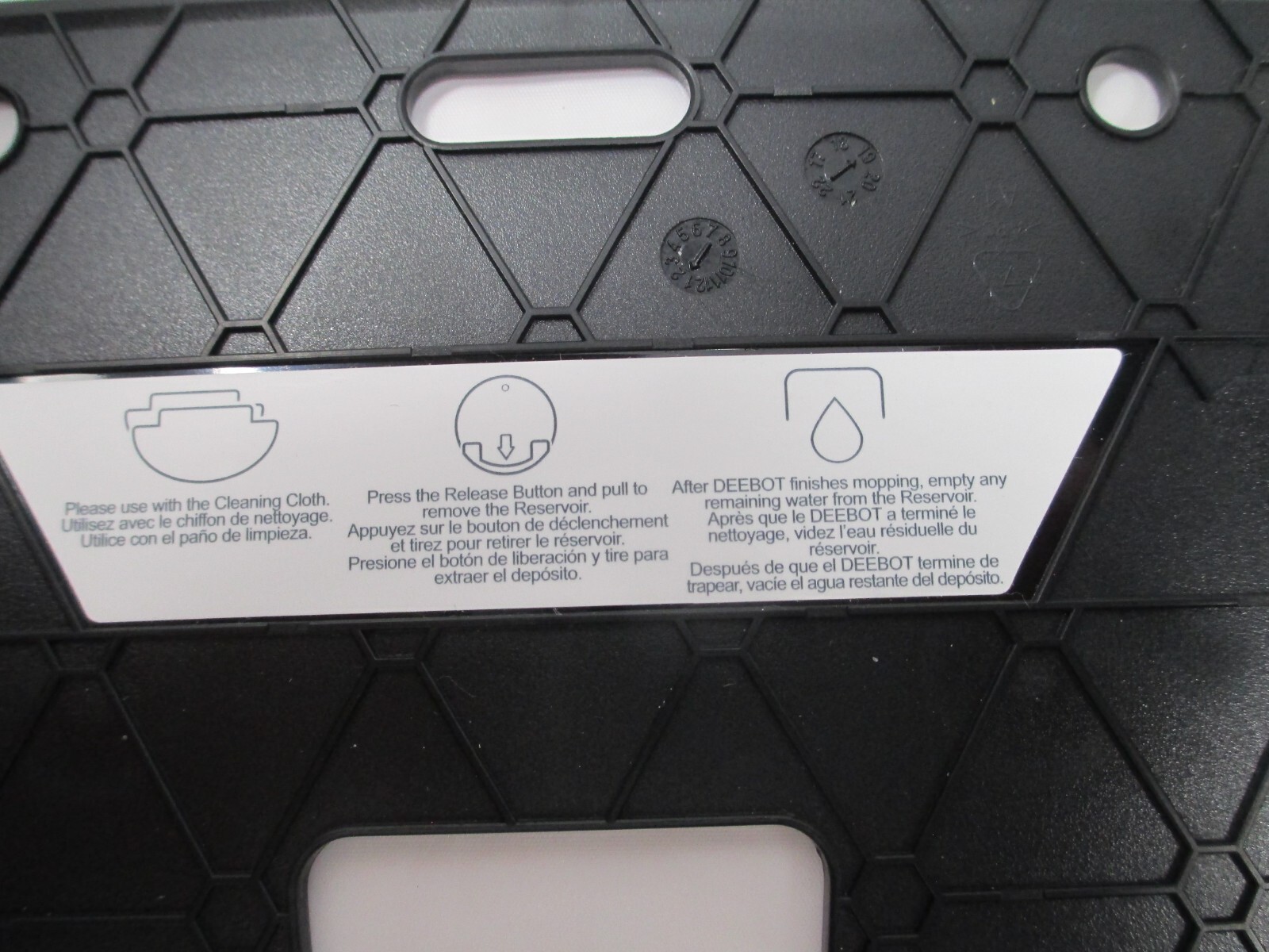 MOP PLATE & CLOTH for Ecovacs Deebot Ozmo model 930 , 960 ,961