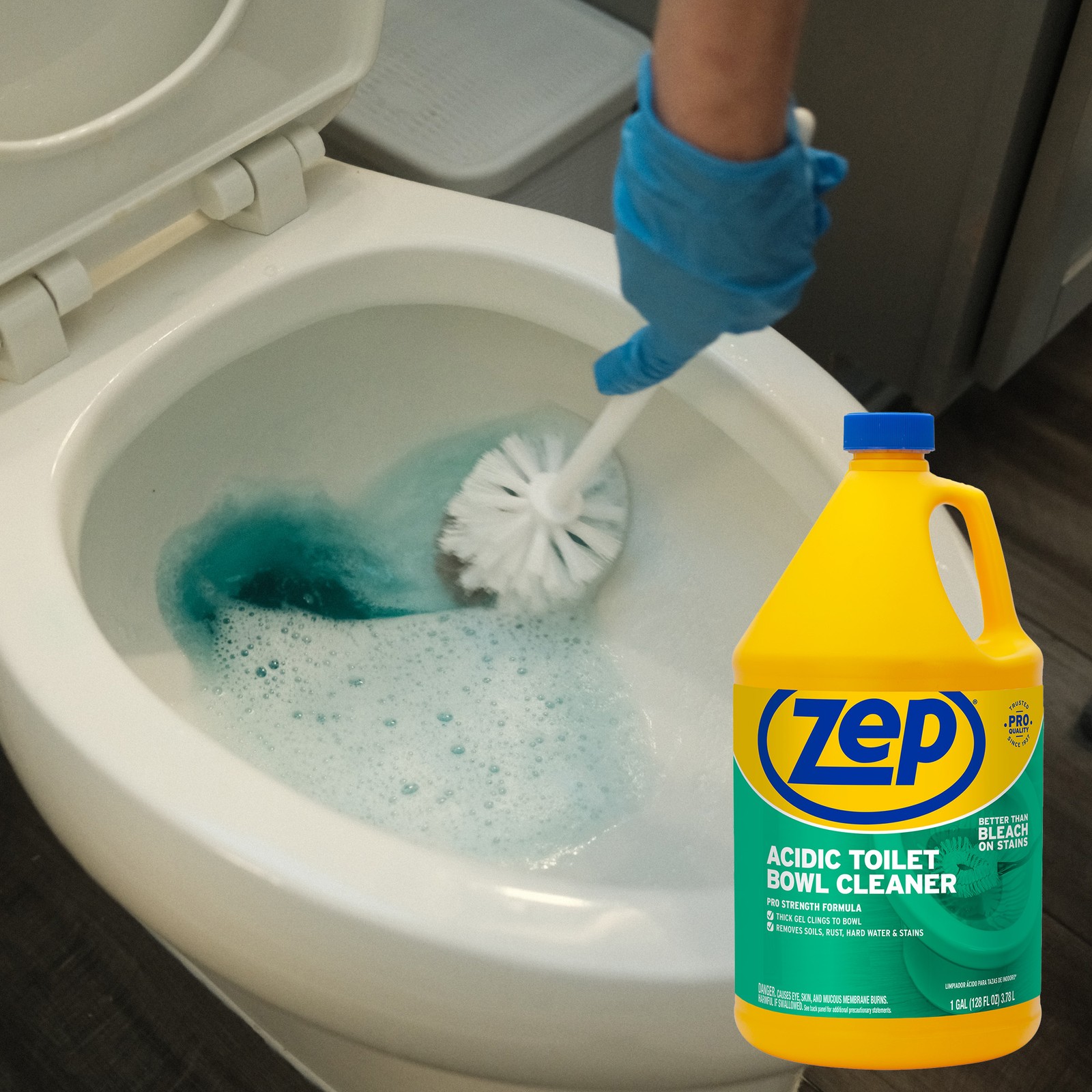 Zep Acidic Toilet Bowl Cleaner – 1 Gallon (Case of 4) R43710