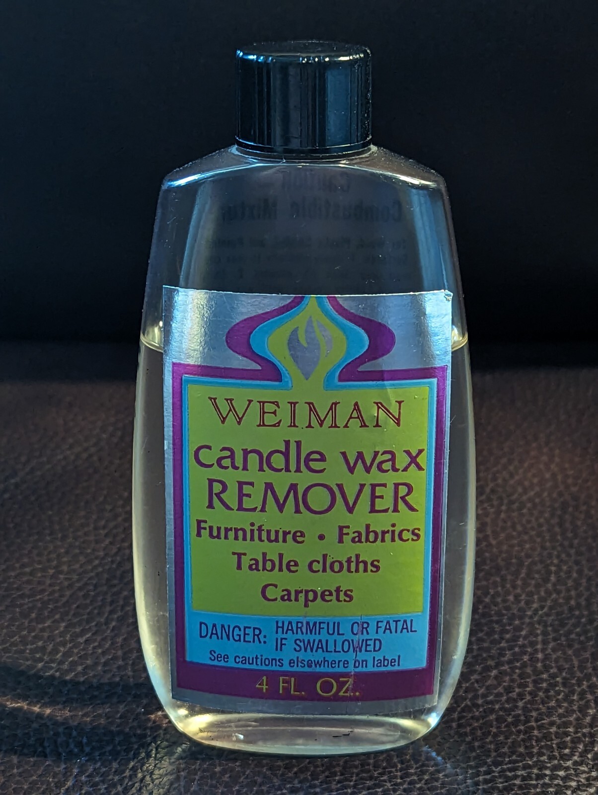 🚨Discountinued Vintage Weiman Candle Wax Remover 4 fl oz RARE