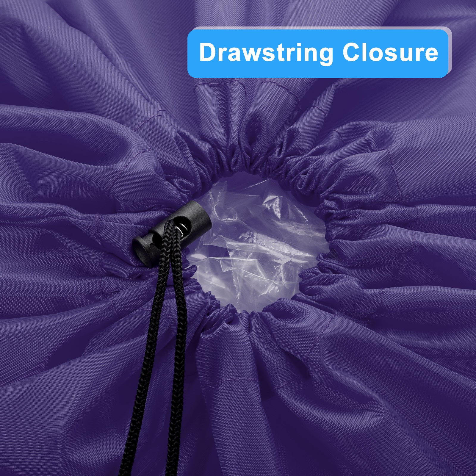 3pcs Laundry Bag Extra Large Heavy Duty Drawstring Bag 28 Inch x 40 Inch Purple