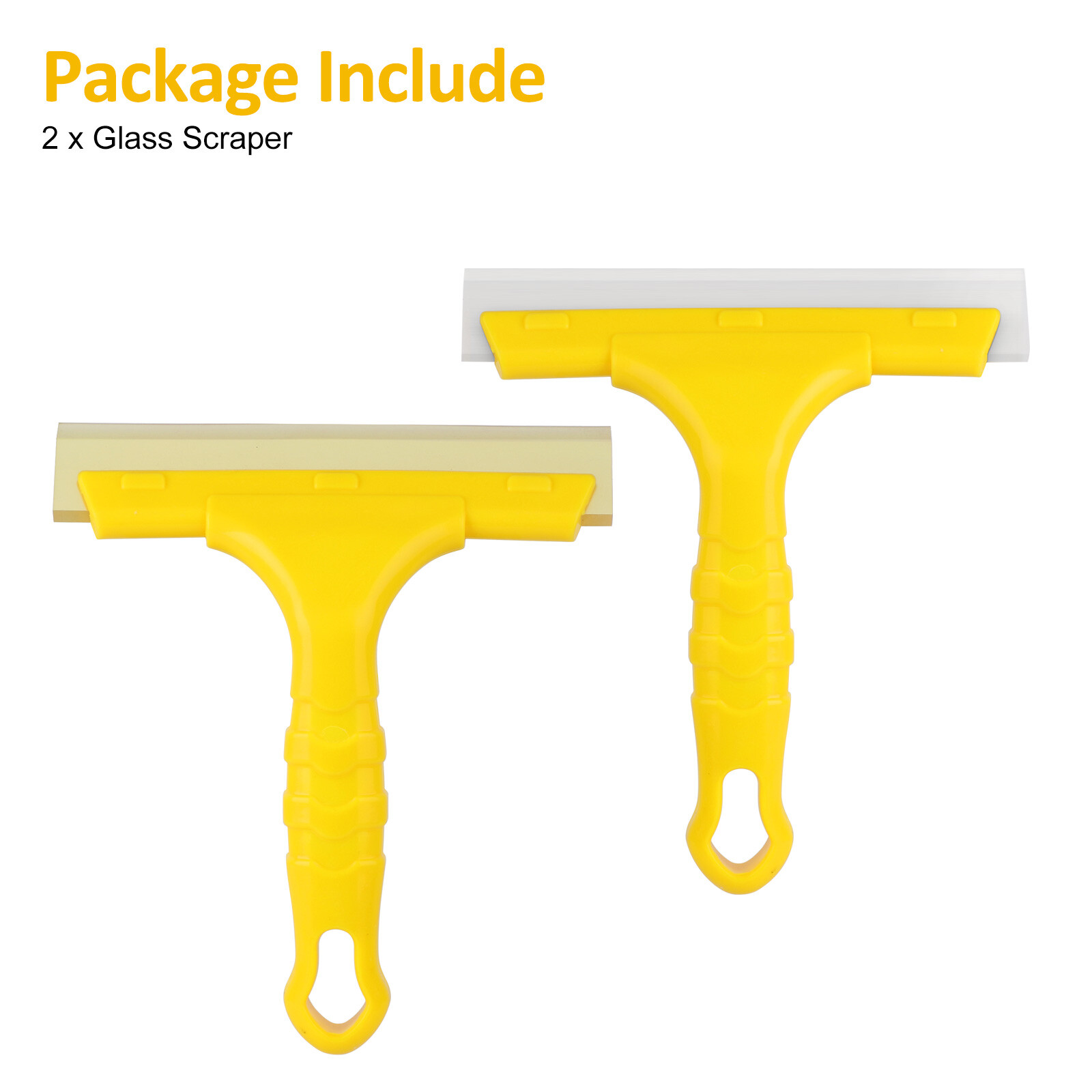 2Pcs Flexible Silicone Squeegee Shower Car Window Glass Door Wiper Cleaner Brush