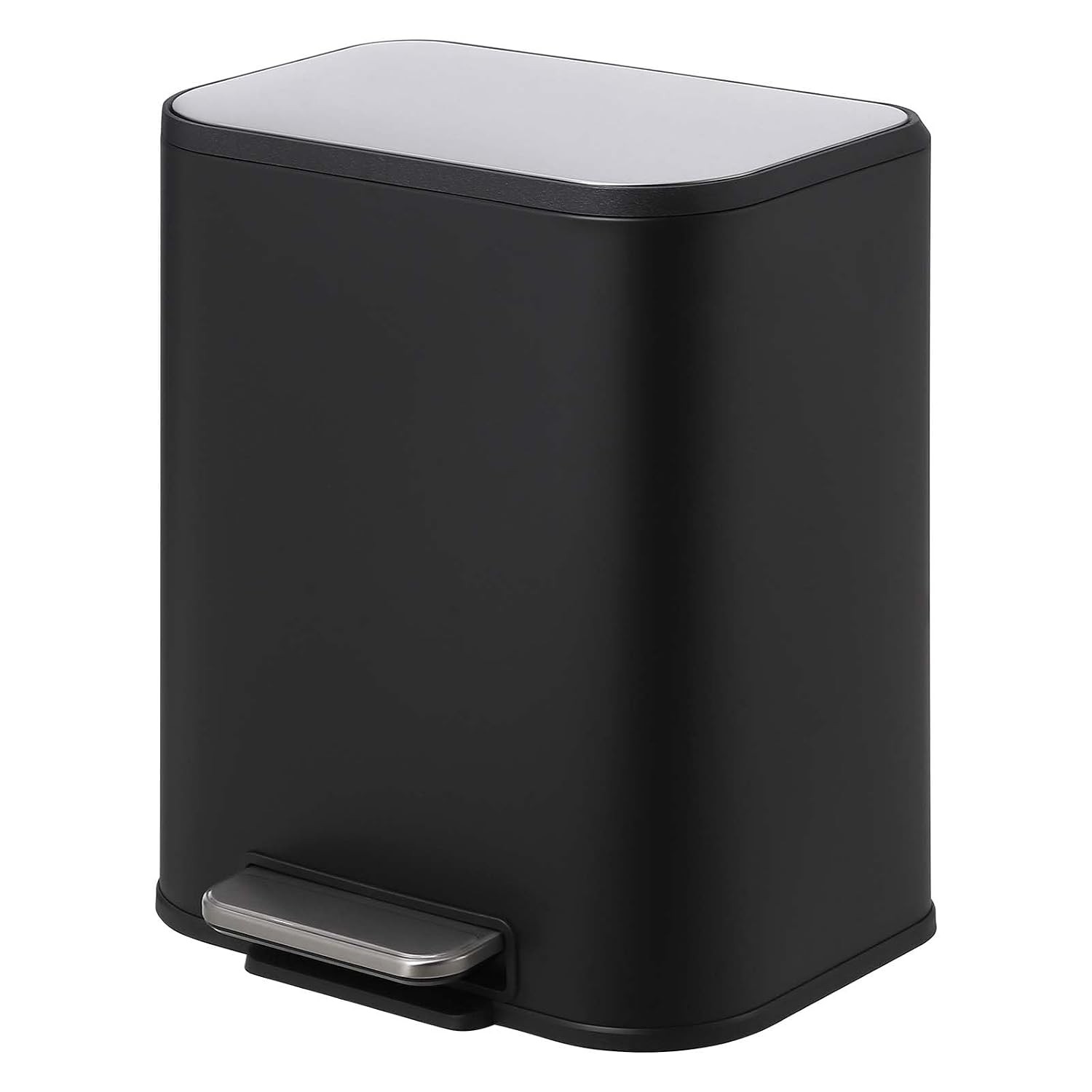 5.3 Gallon Kitchen Trash Can W/ Lid Stainless Steel Garbage Can W/ Foot Pedal
