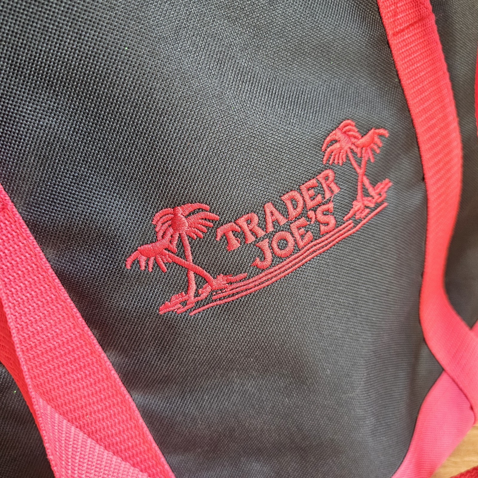 Trader Joe’s Tote Reusable Cooler Bag black and white