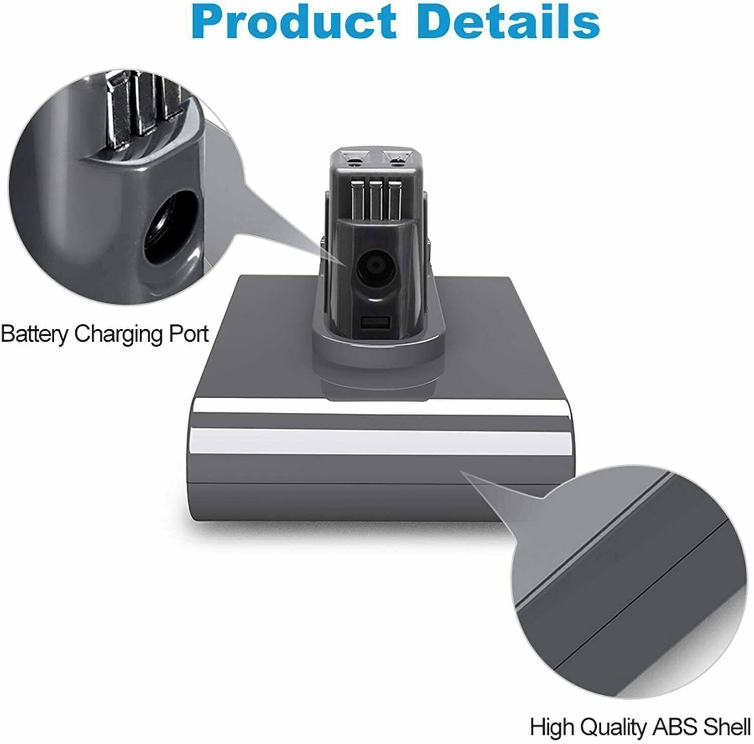Battery Upgraded 6400mAh 22.2V For Dyson DC31 DC34 DC35 Type A DC44 DC45 Li-ion