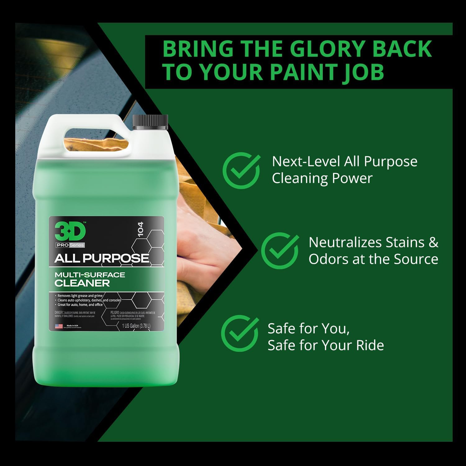All Purpose Cleaner – High-Performance Interior & Exterior Car Cleaner for Vinyl