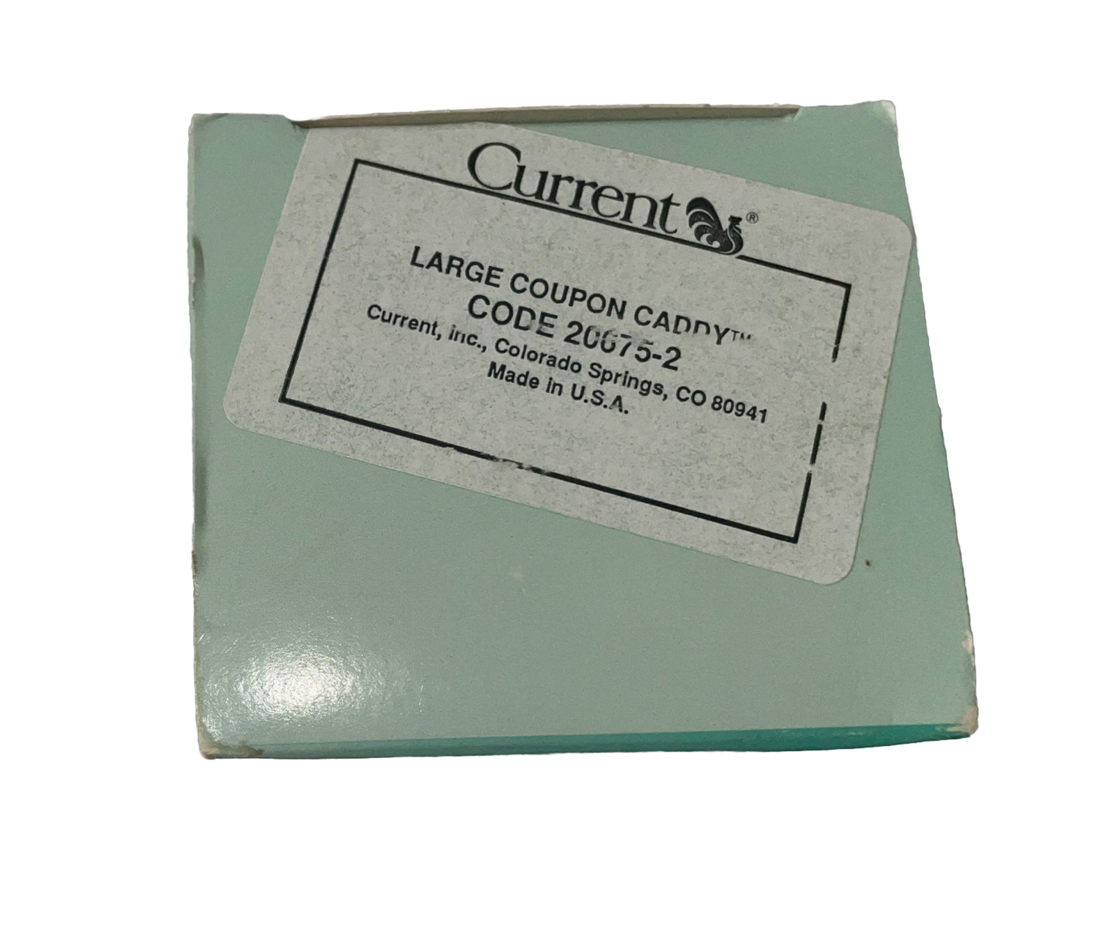 The Original Coupon Caddy Grocery Shopping Cart Organizer Large Dusty Pink w/Box