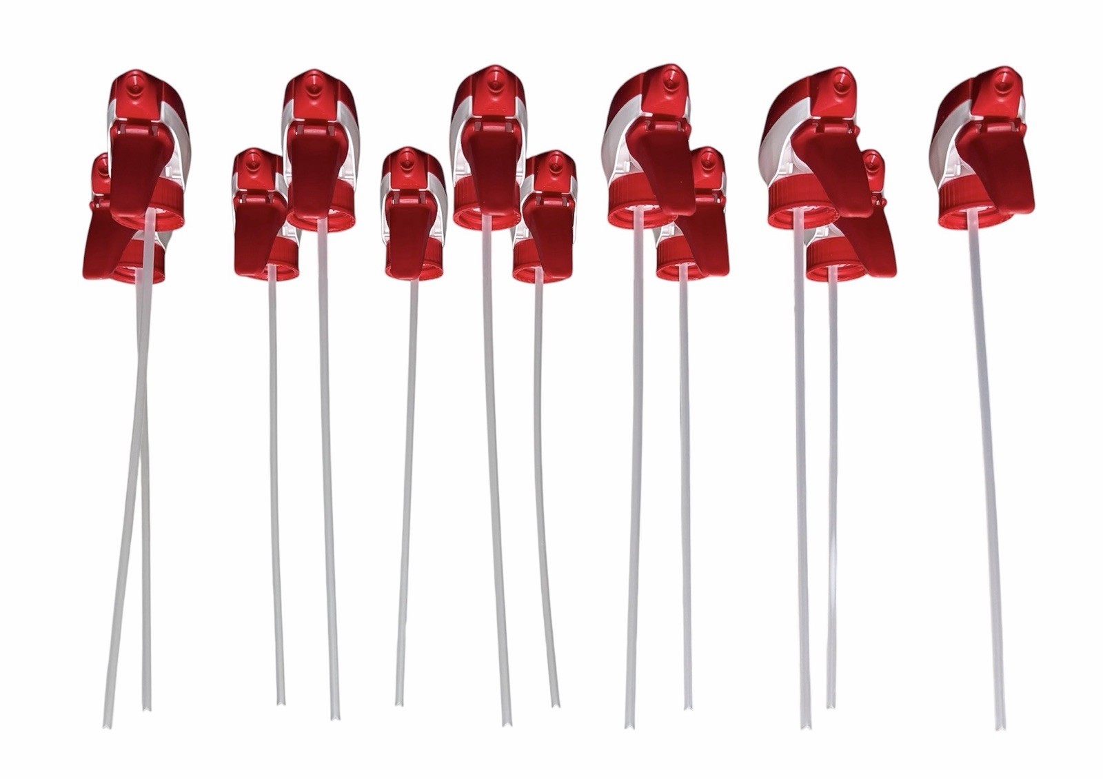Trigger Sprayers, 12-Pack, Heavy Duty Chemical Resistant 8,16,32oz Nozzle Head