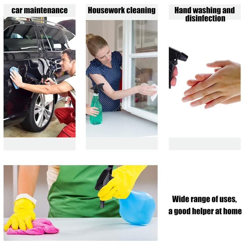 Plastic Trigger Spray Bottle 16 OZ Heavy Duty Chemical Resistant Sprayer