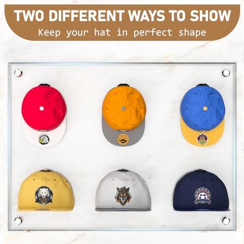 22 Pack Adhesive Hat Hooks for Wall, Super Strong Hat Rack for Black 22Pack