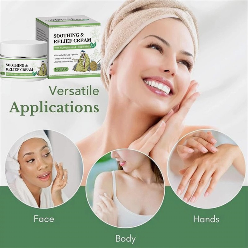 5X Soothing & Relief Cream Natural Herbal Cream Gentle Instant Soothing(-20%OFF)