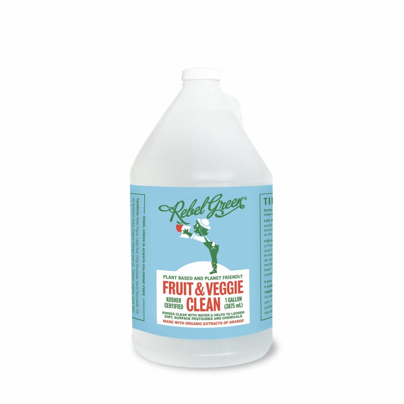 Plant-Based Produce Cleaner Refill Bottle – Fruit & Veggie Wash, Eco-Friendly Cl