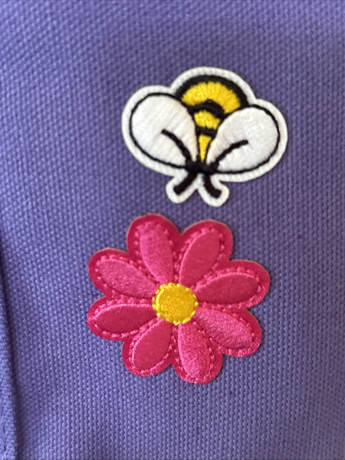 Trader Joe’s One Mini Bag Embroidery Special 4 Flowers and 4 Bees