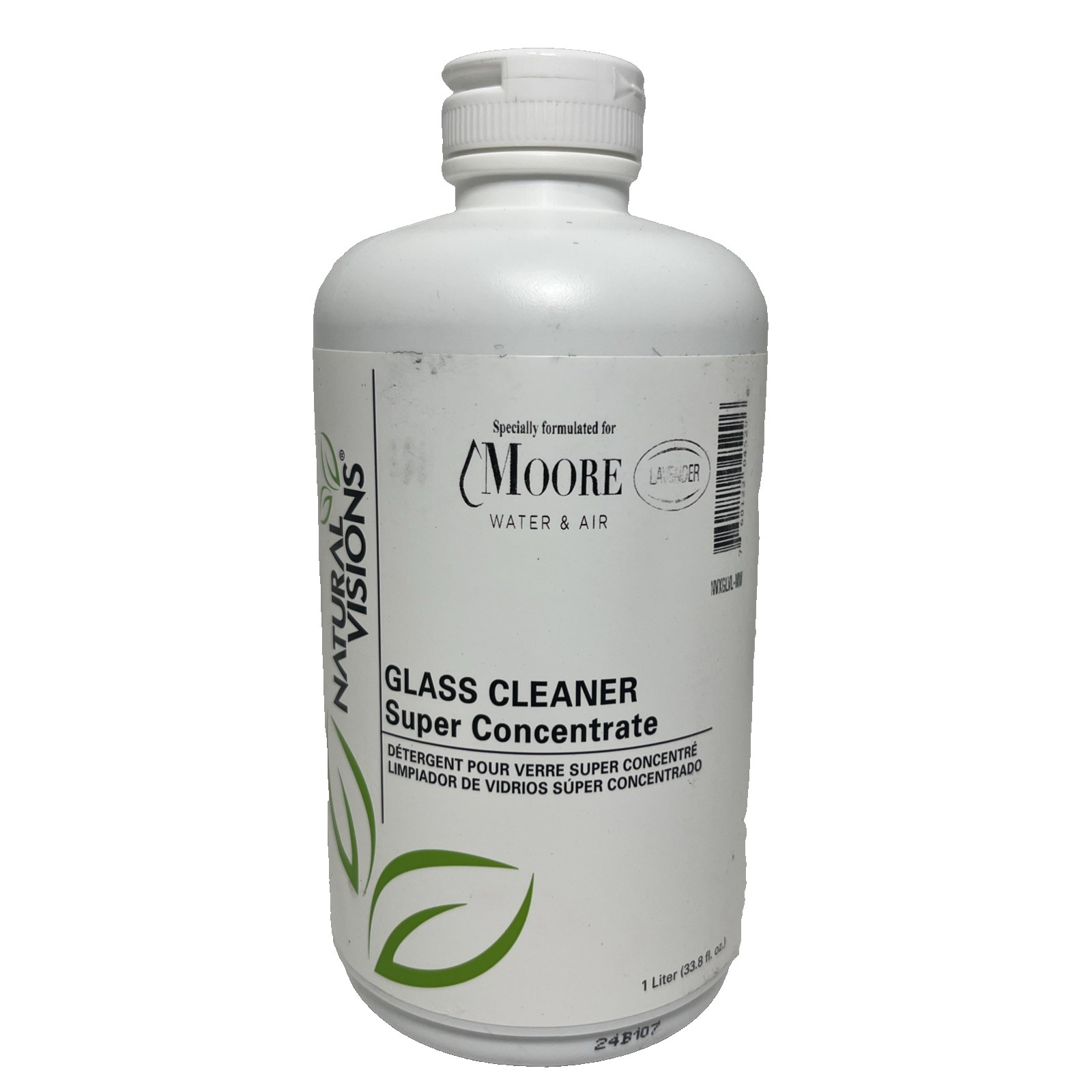 Sealed Natural Visions Lavender Glass Cleaner Super Concentrate 1 Liter 33.8 fl