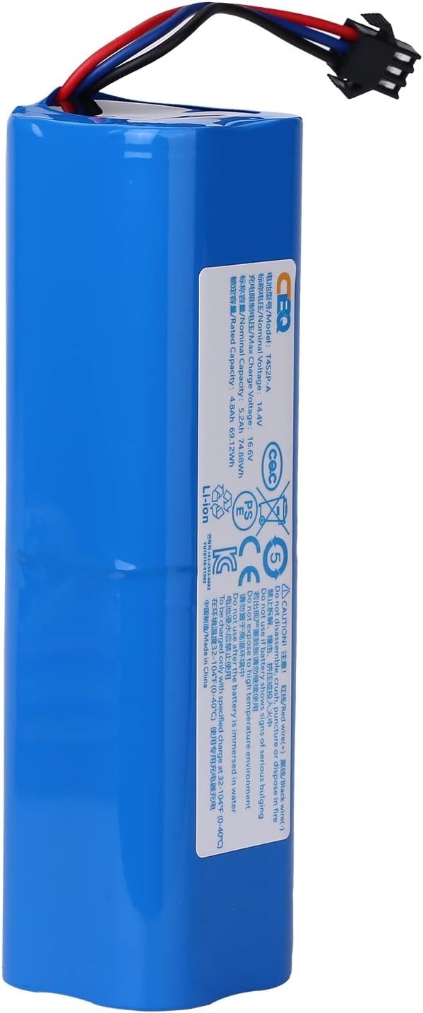 High Capacity 5200mAh Replacement Battery for Proscenic & Uoni Robot Vacuums