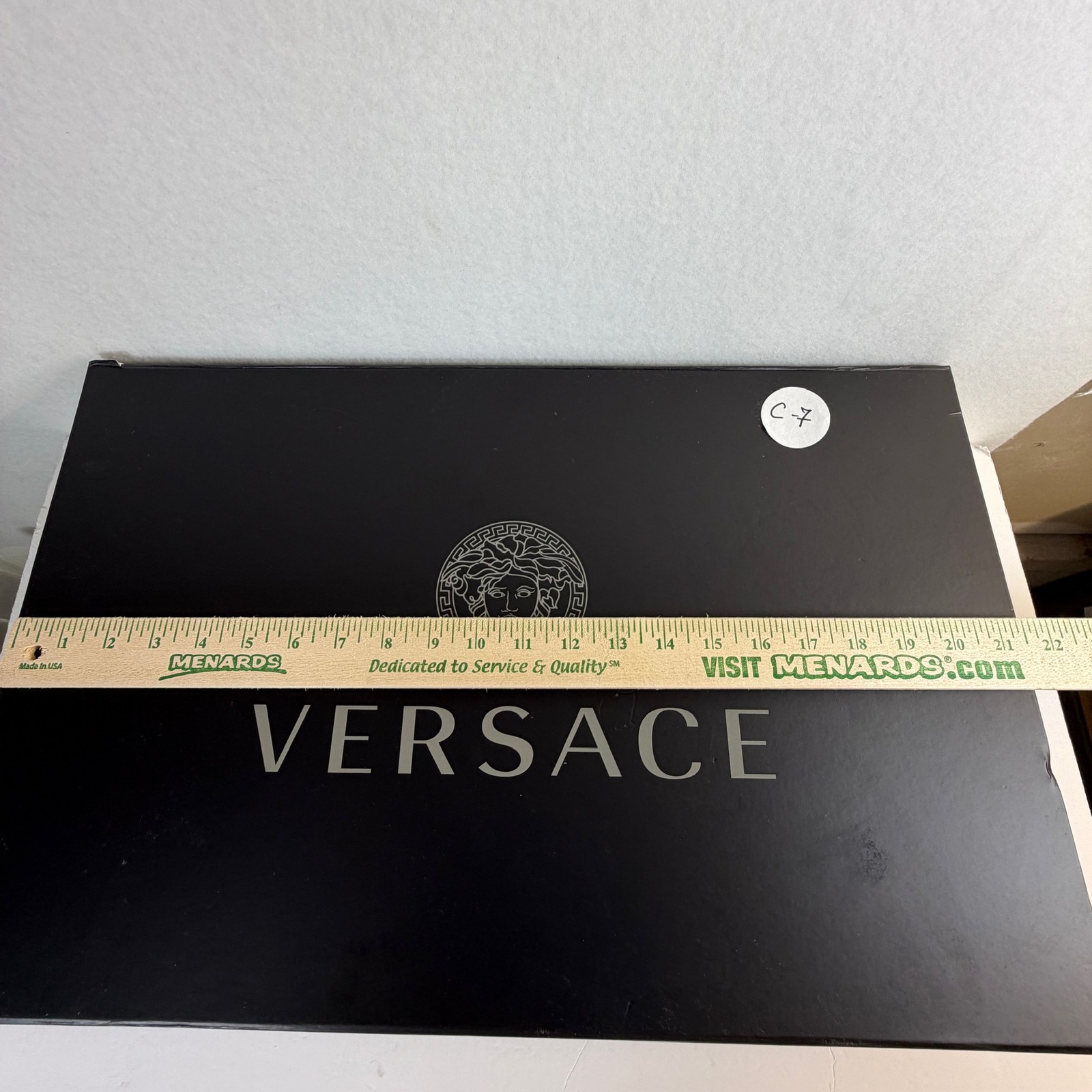 Authentic Versace Luxury Velvet Hanger with Branded Presentation Box – C-7