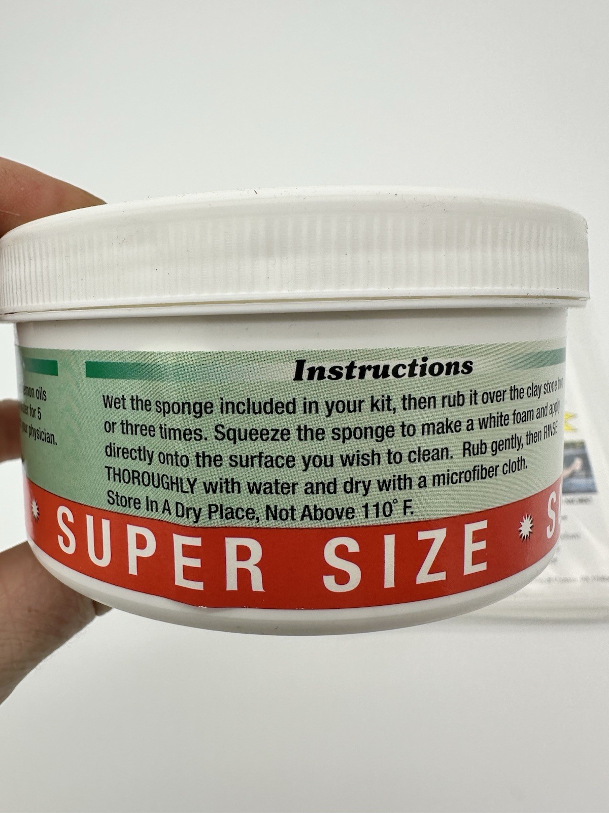 Bio Cleaner Multi Purpose Cleaner Citrus Super Size with No Streak Cloth 17.5oz