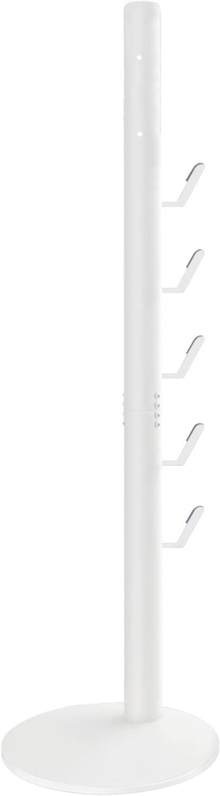 Universal Vacuum Cleaner Docking Station with 5 Hooks – Sturdy & Stylish White