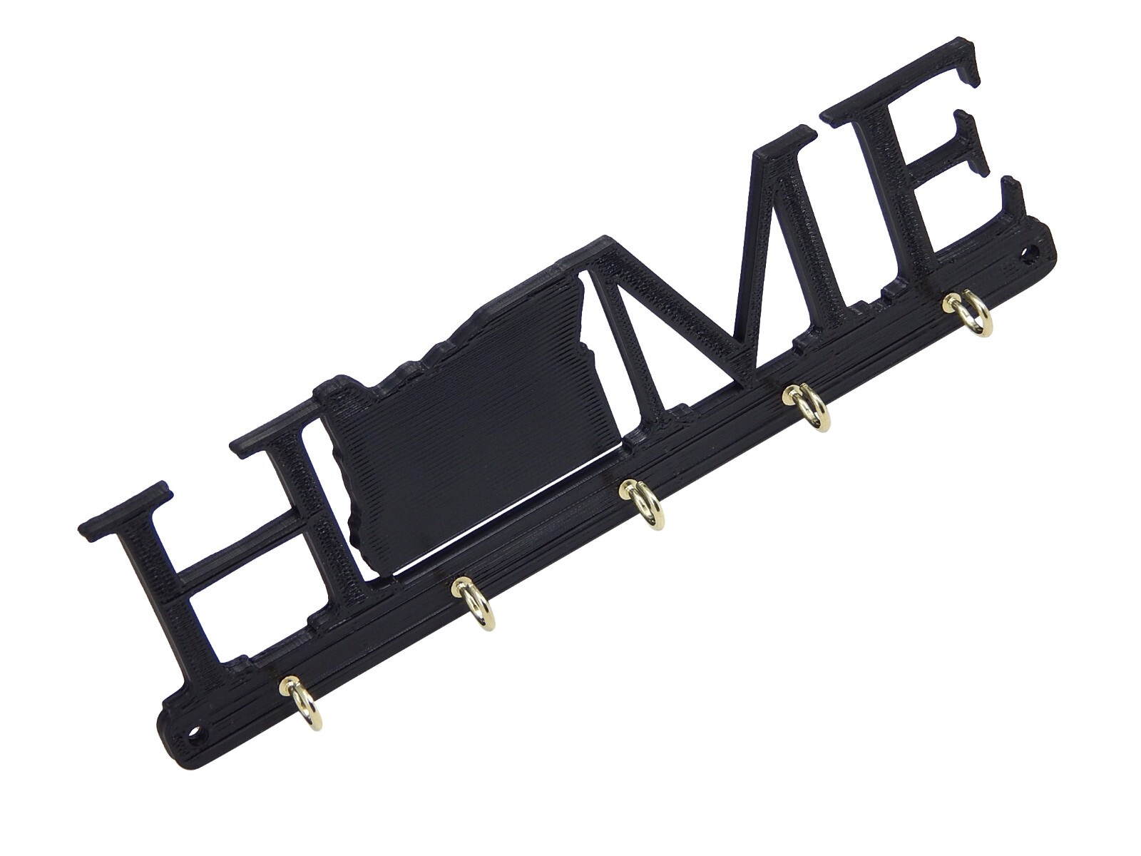 Oregon Home State Shape Key Holder Hanger Rack Hooks Housewarming Wall Gift