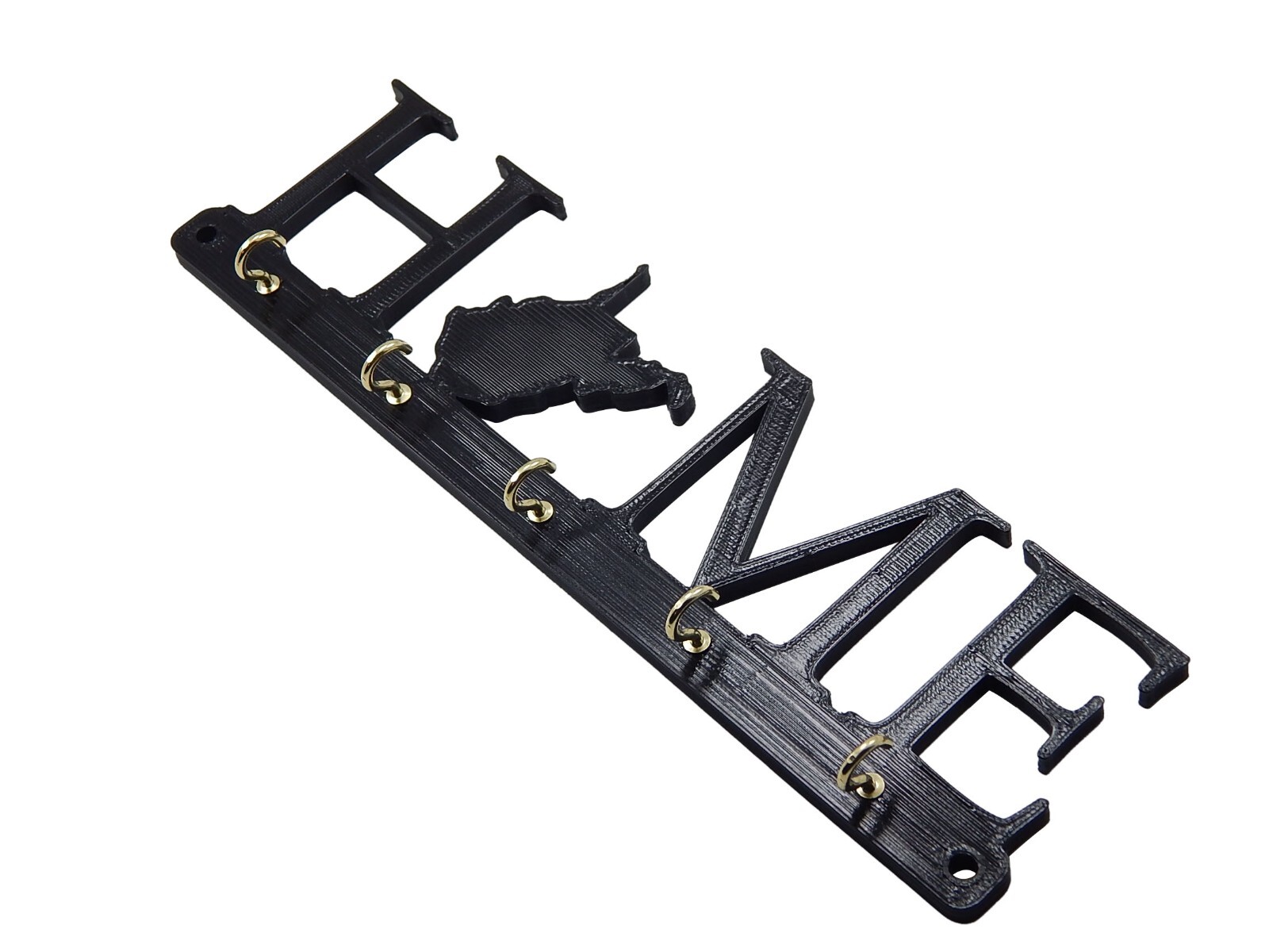 West Virginia Home State Shape Key Holder Hanger Rack Housewarming Wall Gift