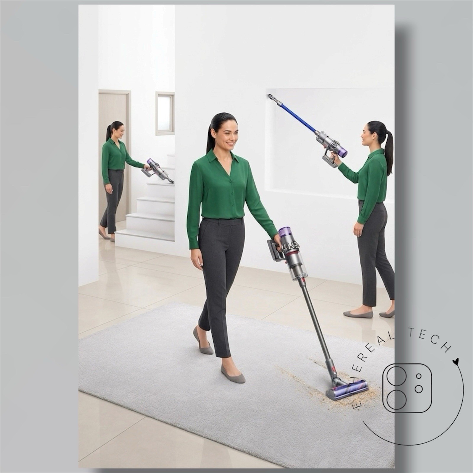 ✨Dyson V11 Cordless Stick Vacuum Nickel/Blue with 6 Accessories LCD Screen