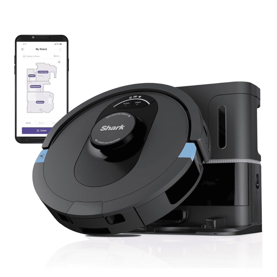 Shark AI ULTRA Self-Empty Robot Vacuum – Black (Open Box)
