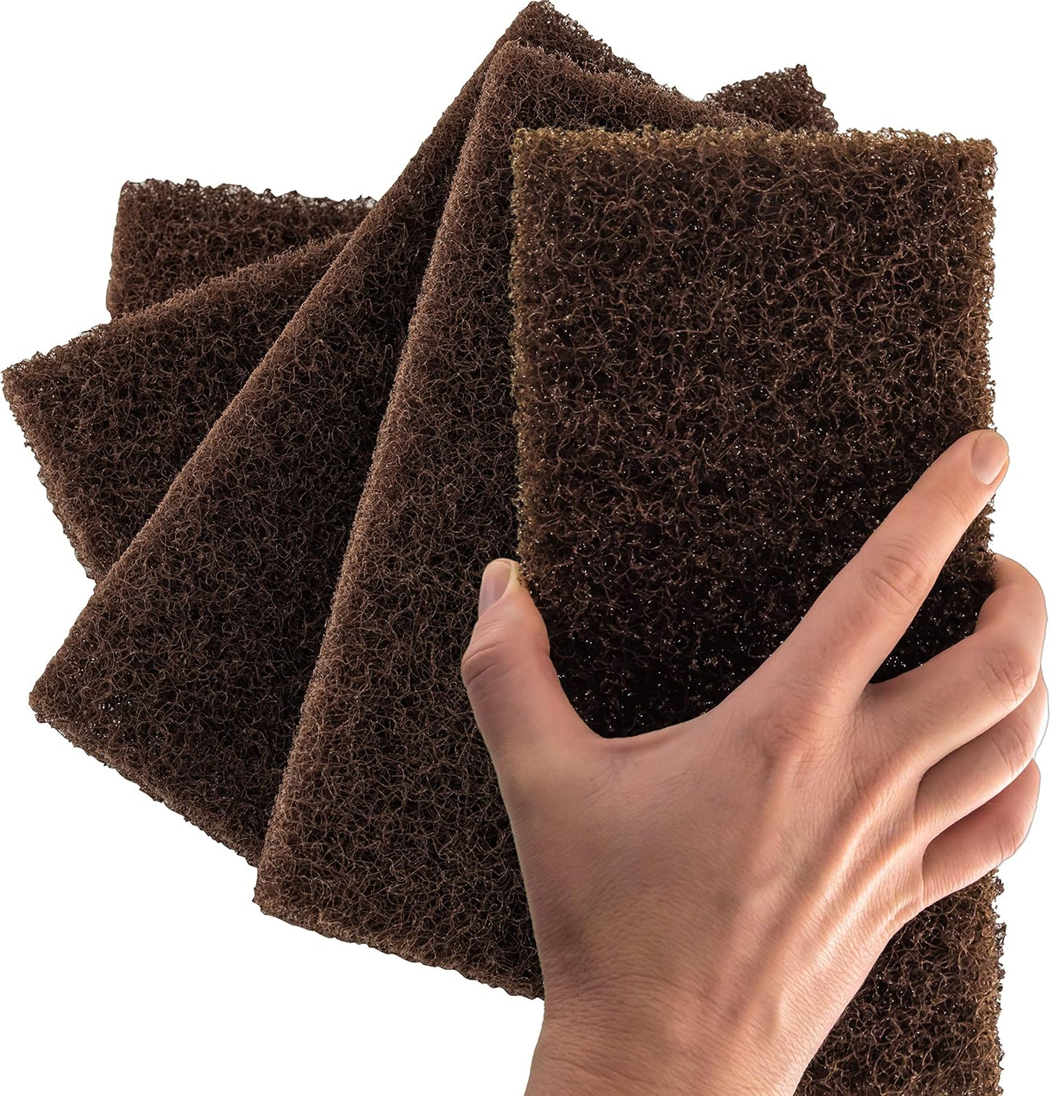 Heavy Duty Scouring Pad Nylon Scrubbing Sponge 10 x 4.5in Multipurpose Kitchen