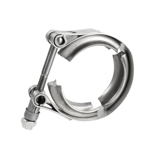 Stainless Steel V Band Clamp for Automobile Exhaust Pipe, Turbo, 1.75Inch