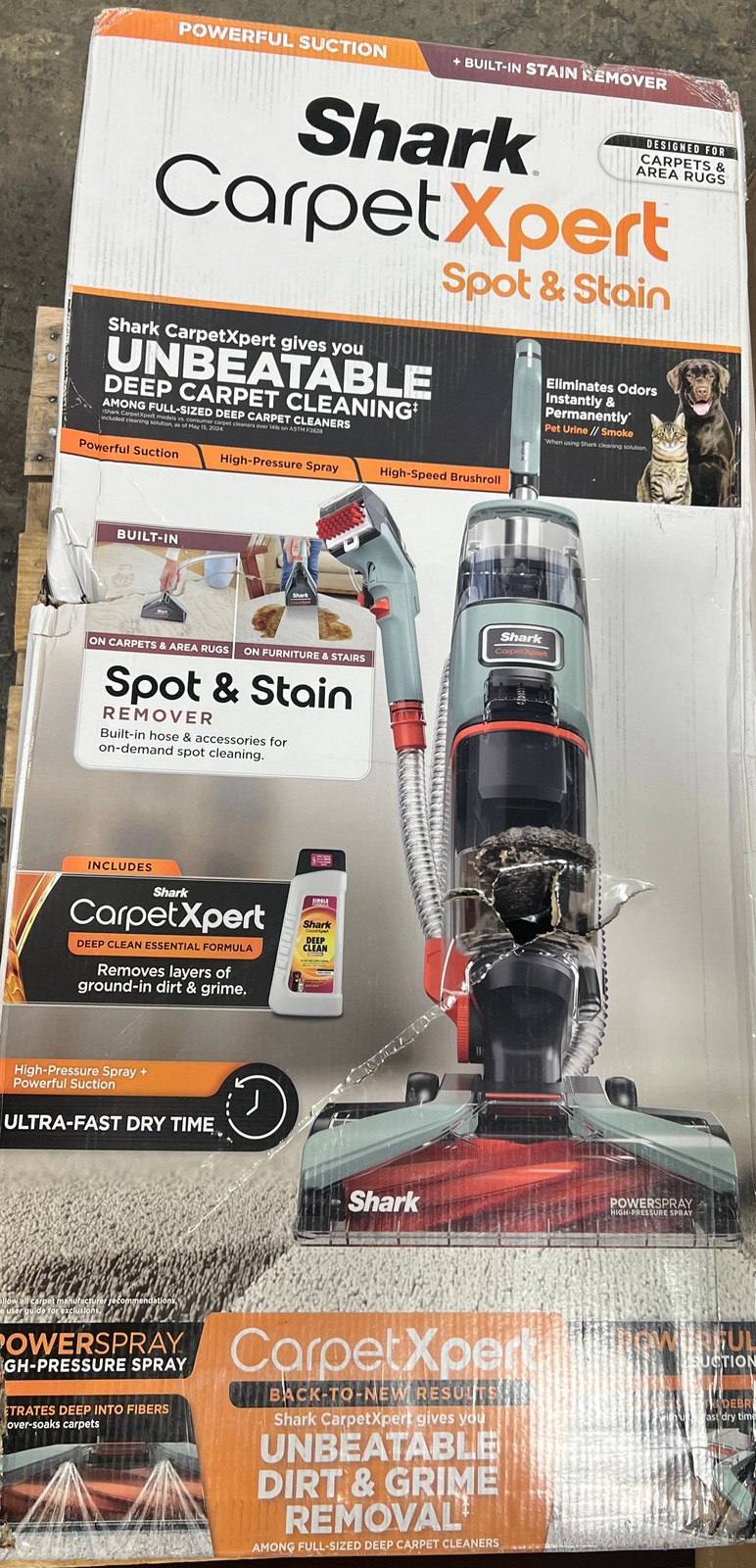 Shark CarpetXpert Spot and Stain Extractor Corded Carpet Cleaner EX151